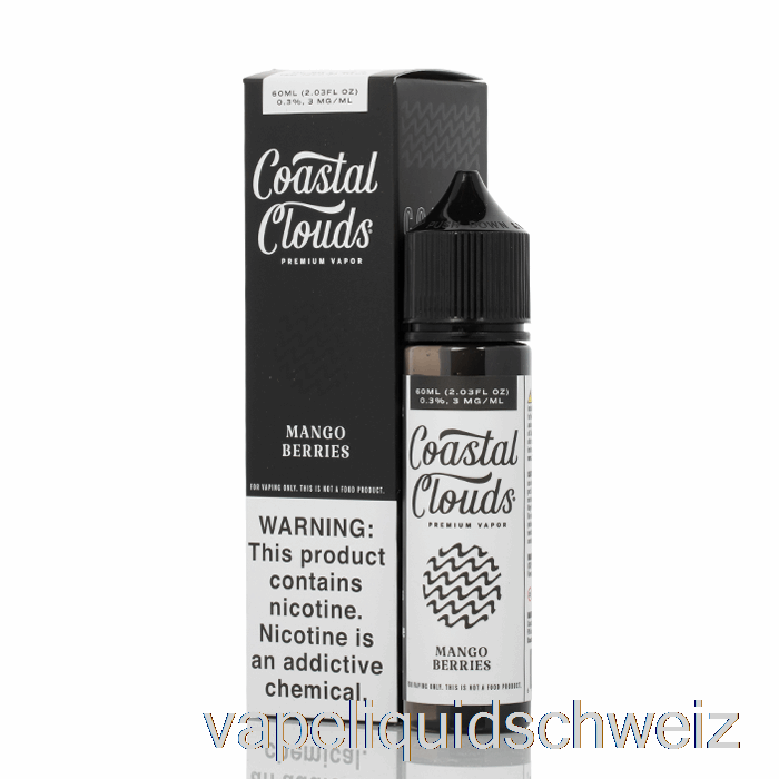 Mangobeeren - Coastal Clouds Co. - 60 Ml 3 Mg Vape Schweiz